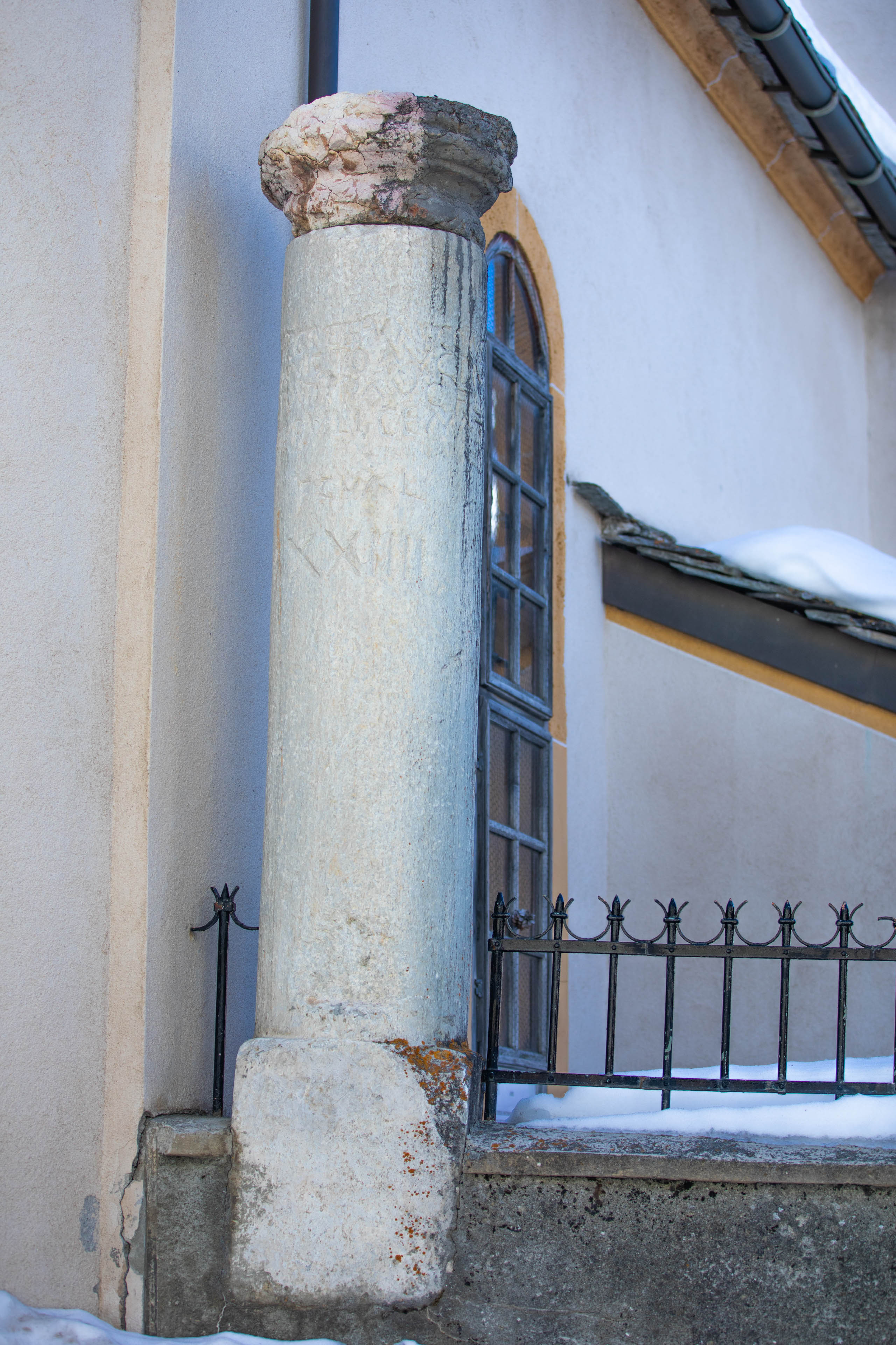 Colonne milliaire romaine